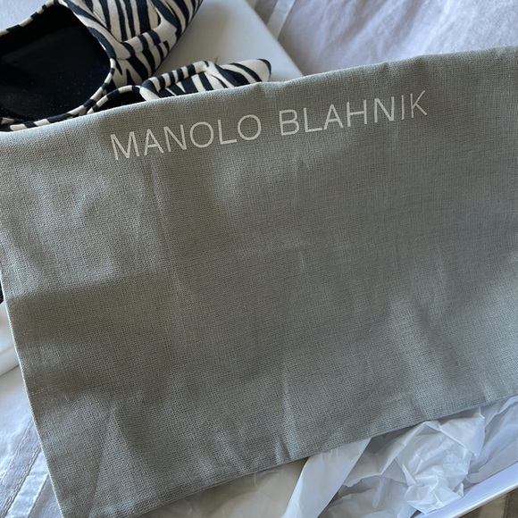 Manolo Blahnik Maysli zebra 38 - Picture 5 of 5
